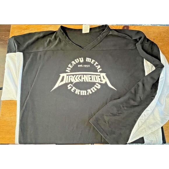 Udo Dirkschneider Hockey Jersey Band Concert Shirt U.D.O. Accept Heavy Metal 2XL - Picture 1 of 12